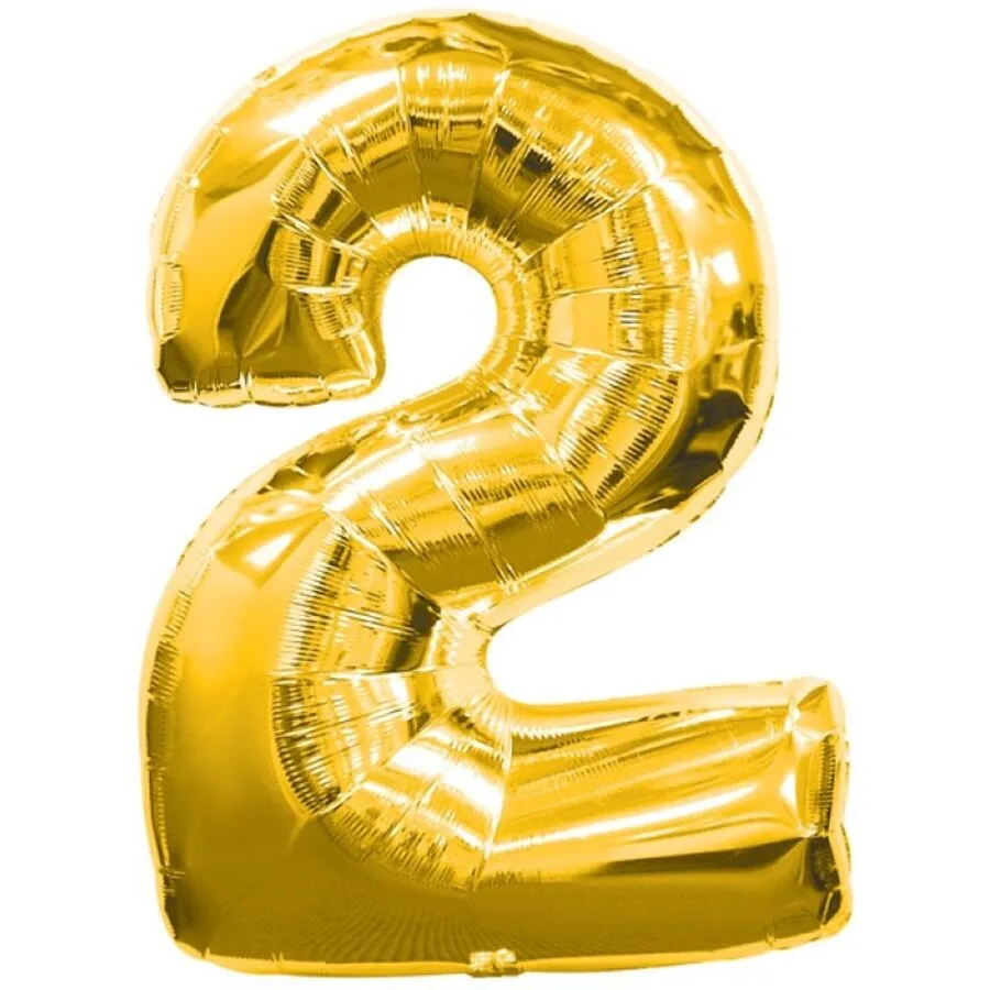 Luftballons Office gold Folie H 86 cm 1 Stk
