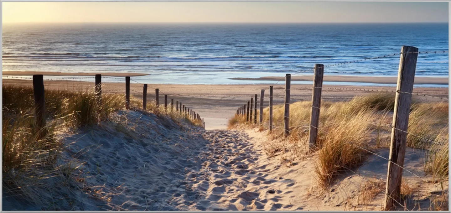 image LAND Bild mit Rahmen Sandweg Zum Meer | Schubiger Möbel