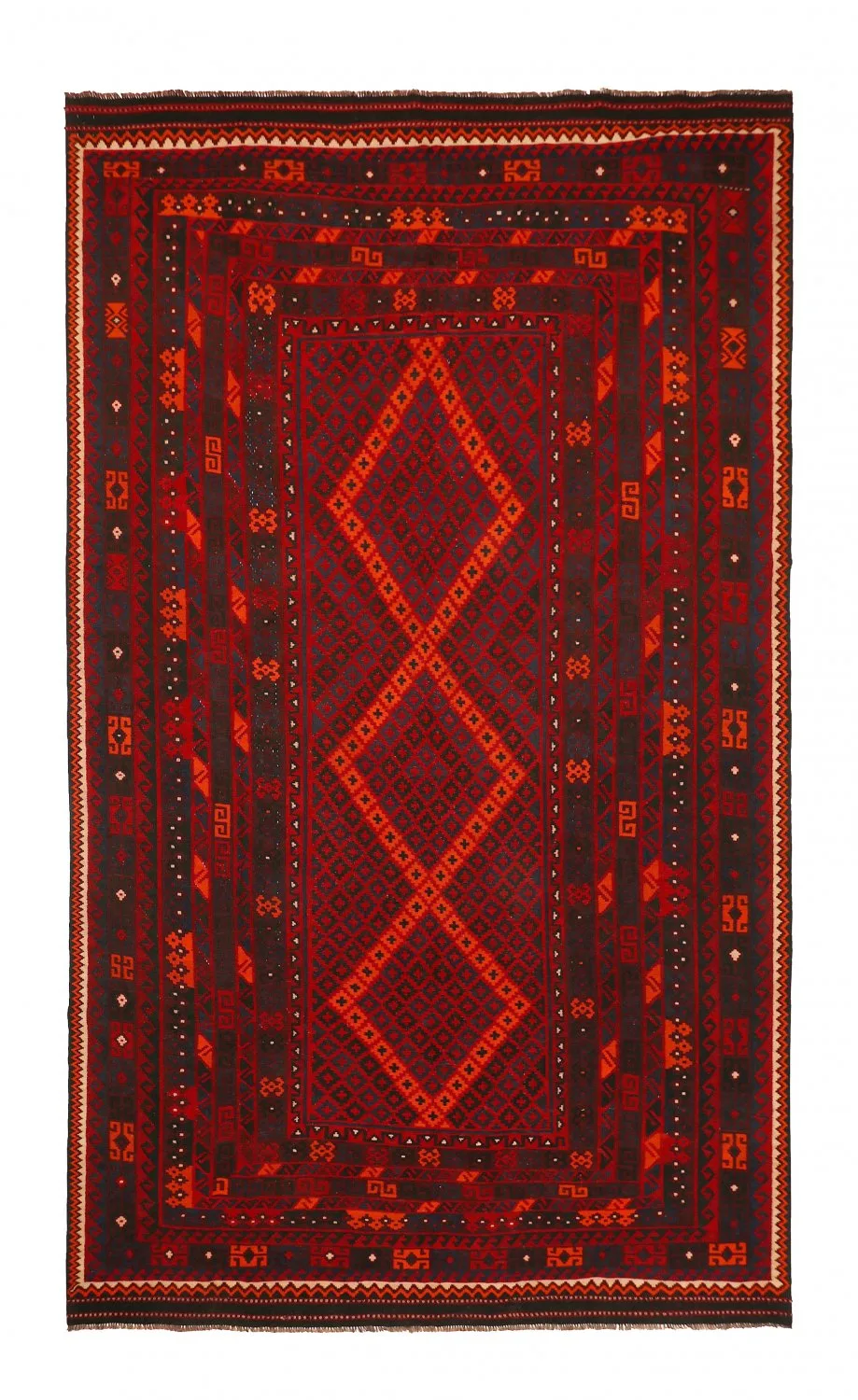 Orientalsk kelimteppe 448 x 262 cm (Størrelse: 448 x 262 cm)