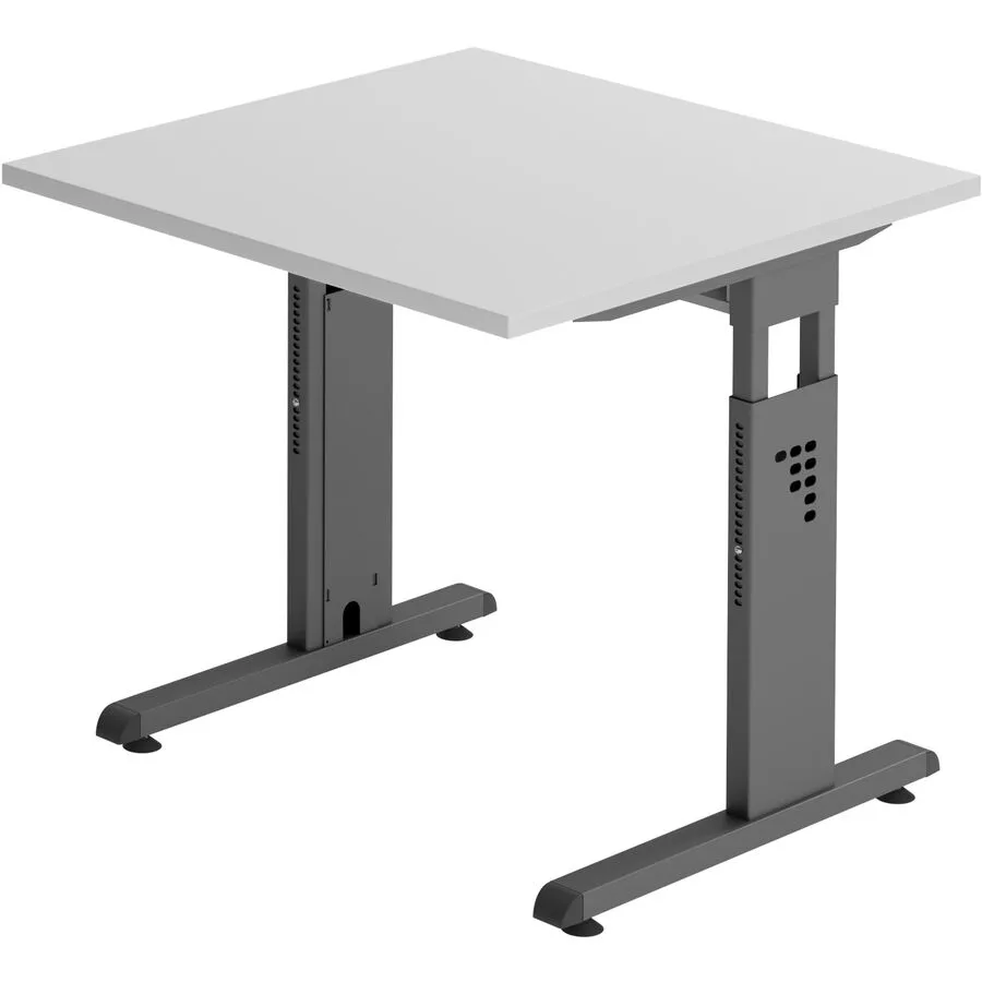 Schreibtisch Office grau Holzwerkstoff B 80 T 80 cm