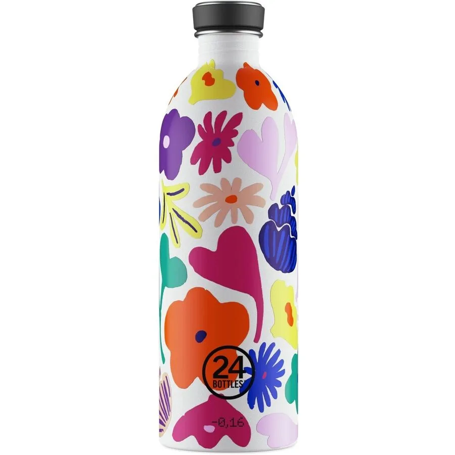 Trinkflasche 24 Bottles Acqua Fiorita 1000 ml B 8 cm