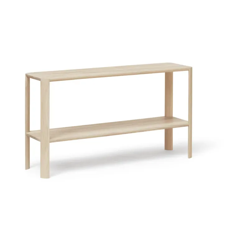 Form & Refine Leaf hylla 2 hyllplan 57x100 cm Vit ek