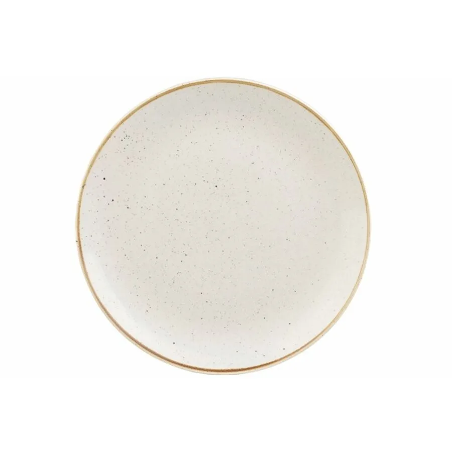 Churchill Teller flach Stonecast Weiss Porzellan 26 cm