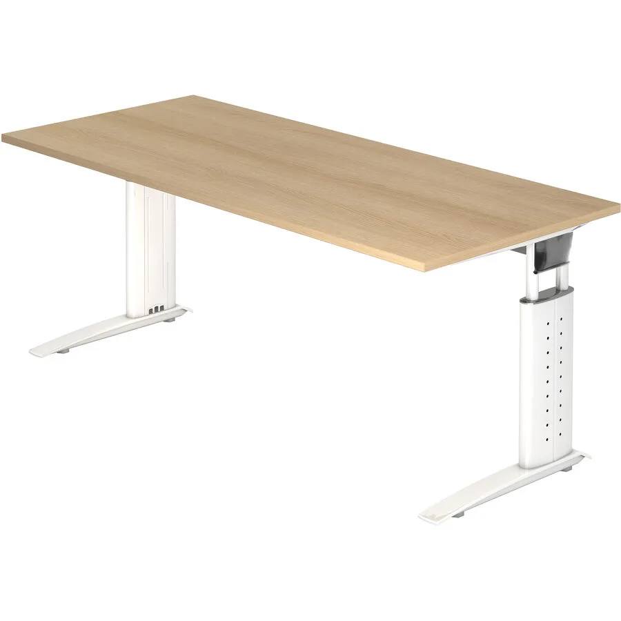 Schreibtisch Office Eiche Dekor Holzwerkstoff B 180 T 80 cm