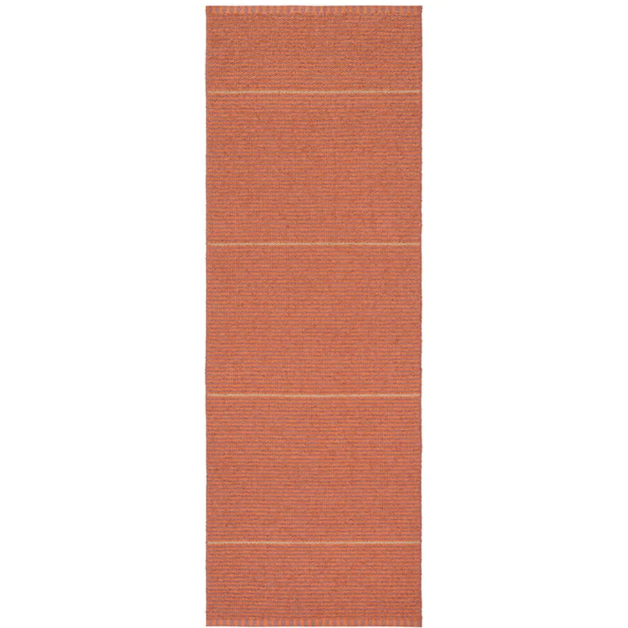 HORREDSMATTAN Outdoor-Teppich Cleo orange Streifen PVC 70 x 400 cm
