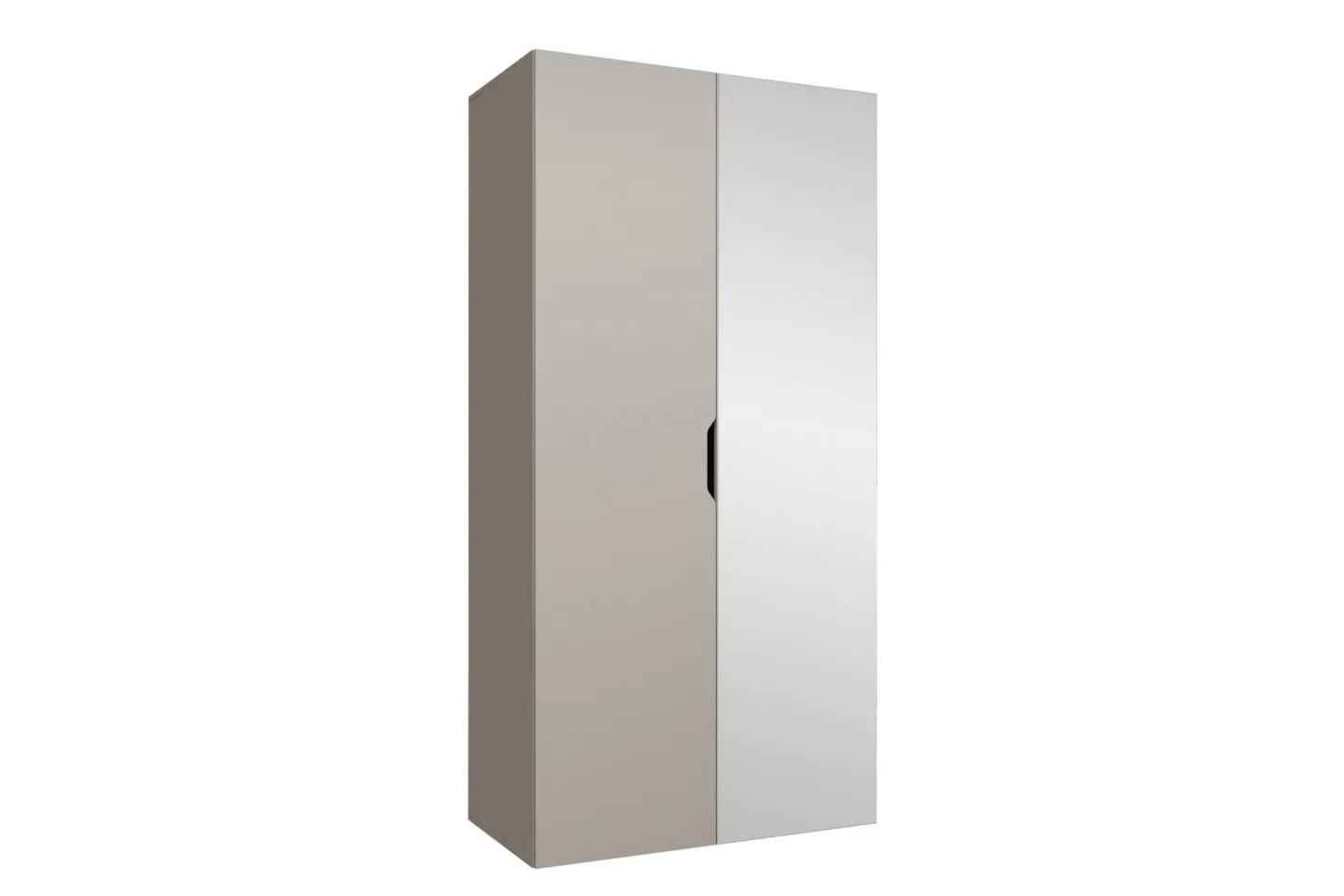 Abano Garderob m. Spegel 52x202 cm - Beige