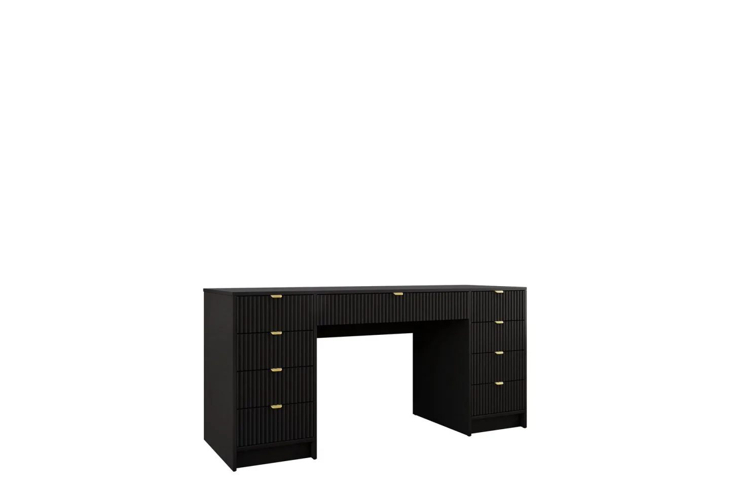 Gudelia Sminkbord 154 cm - Svart