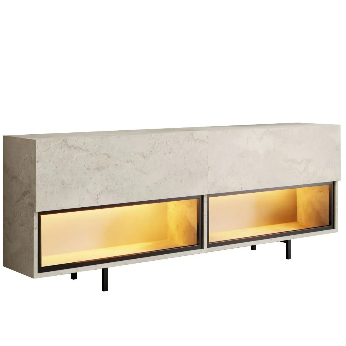 Cielieucel TV-bänk 180 cm - Travertin
