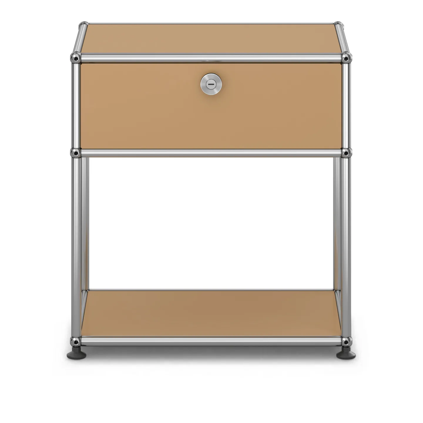 USM - USM Haller Bedside Table M54 USM Beige - Sängbord - Fritz Haller & Paul Schärer - Beige - Metall