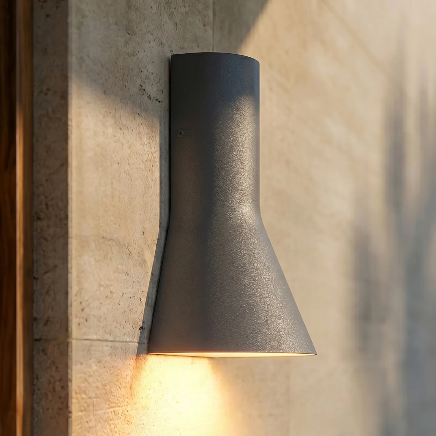 Zephy udendørs LED-væglampe, op/ned, sort, CCT - Lucande - Moderne - Aluminium - Med flere lyskilder