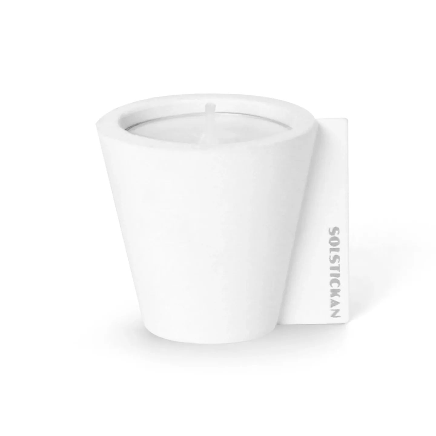 Solstickan Design Flipp Kerzenhalter 5 x 6 cm Weiß
