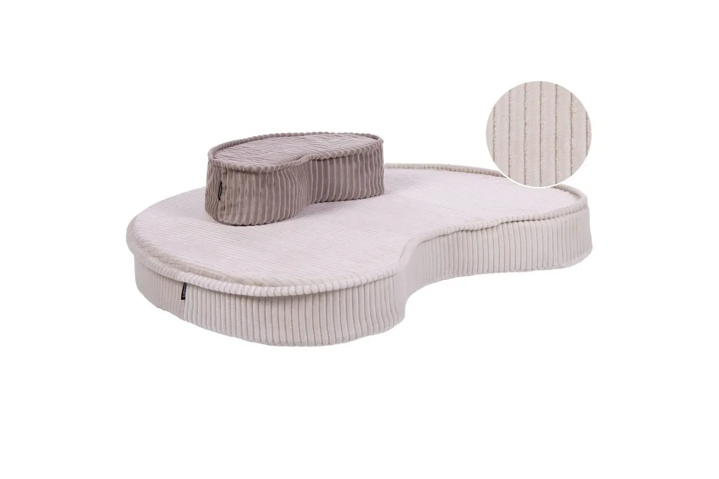 Golvkudde Nili Beige/brun - Beige/brun