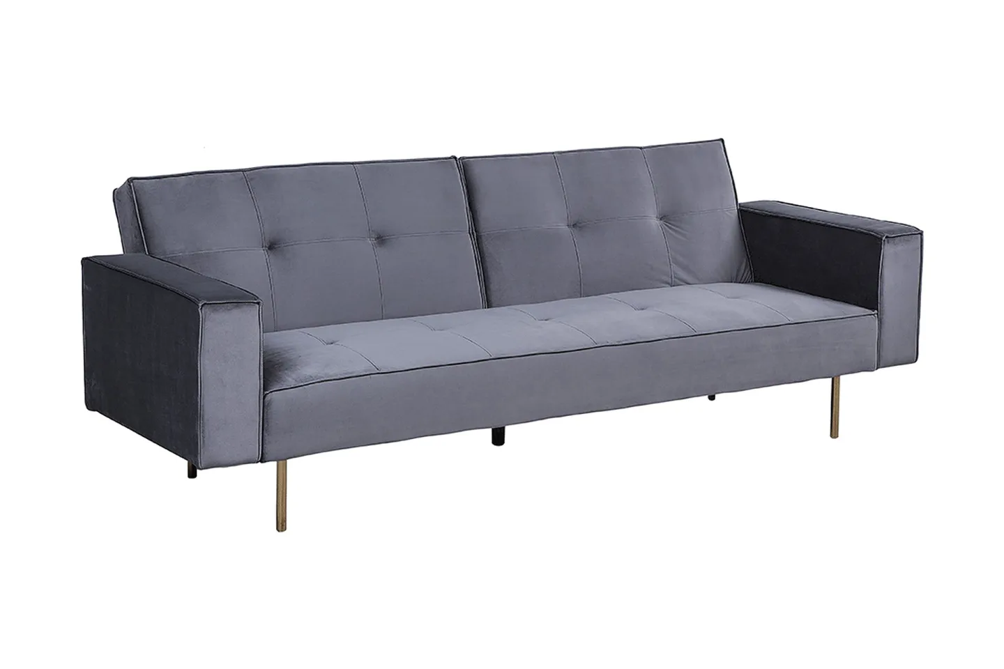 Visnes Bäddsoffa 218 cm - Grå