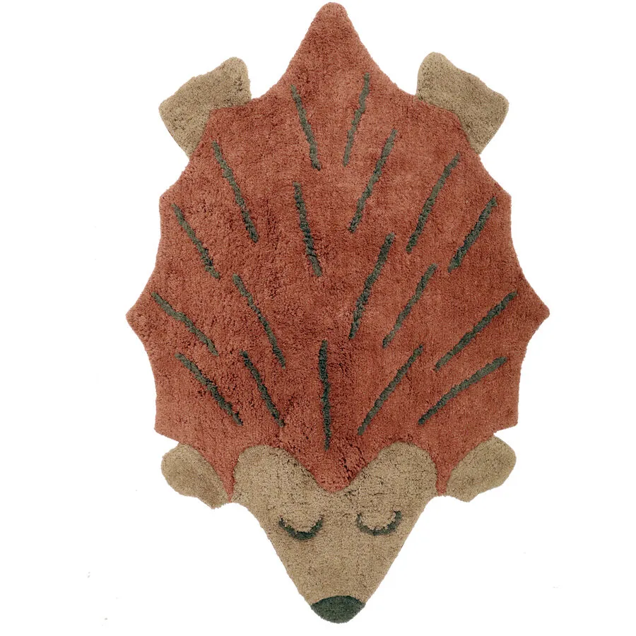 Kinderteppich Merve Baumwolle 80 cm 120 cm - Farbe: Ingwer