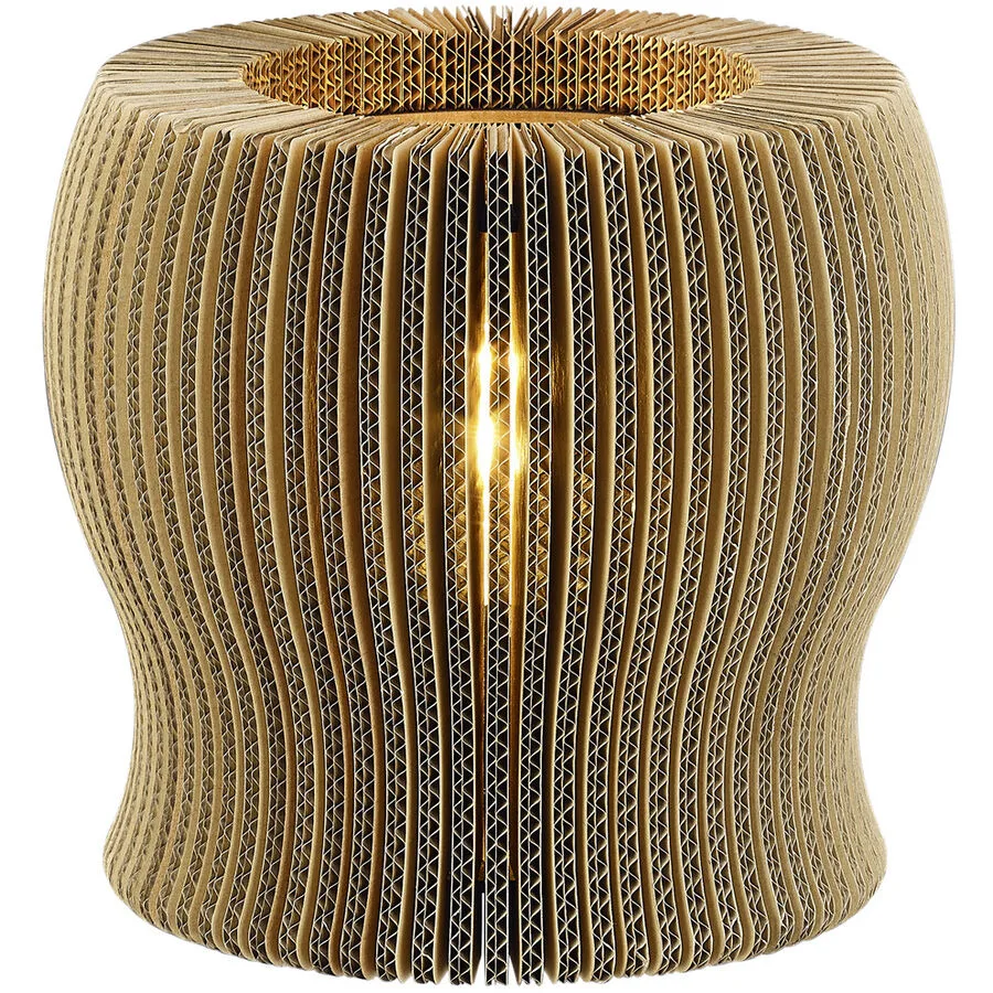 Tischlampe Clare Braun Metall 27 cm 26 cm