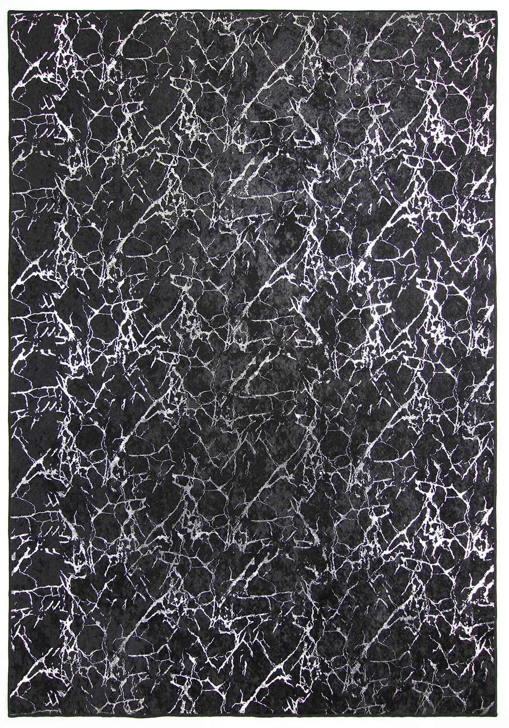 Wilton-teppe - Zaria (svart/sølv) (Størrelse: 200 x 280 cm)