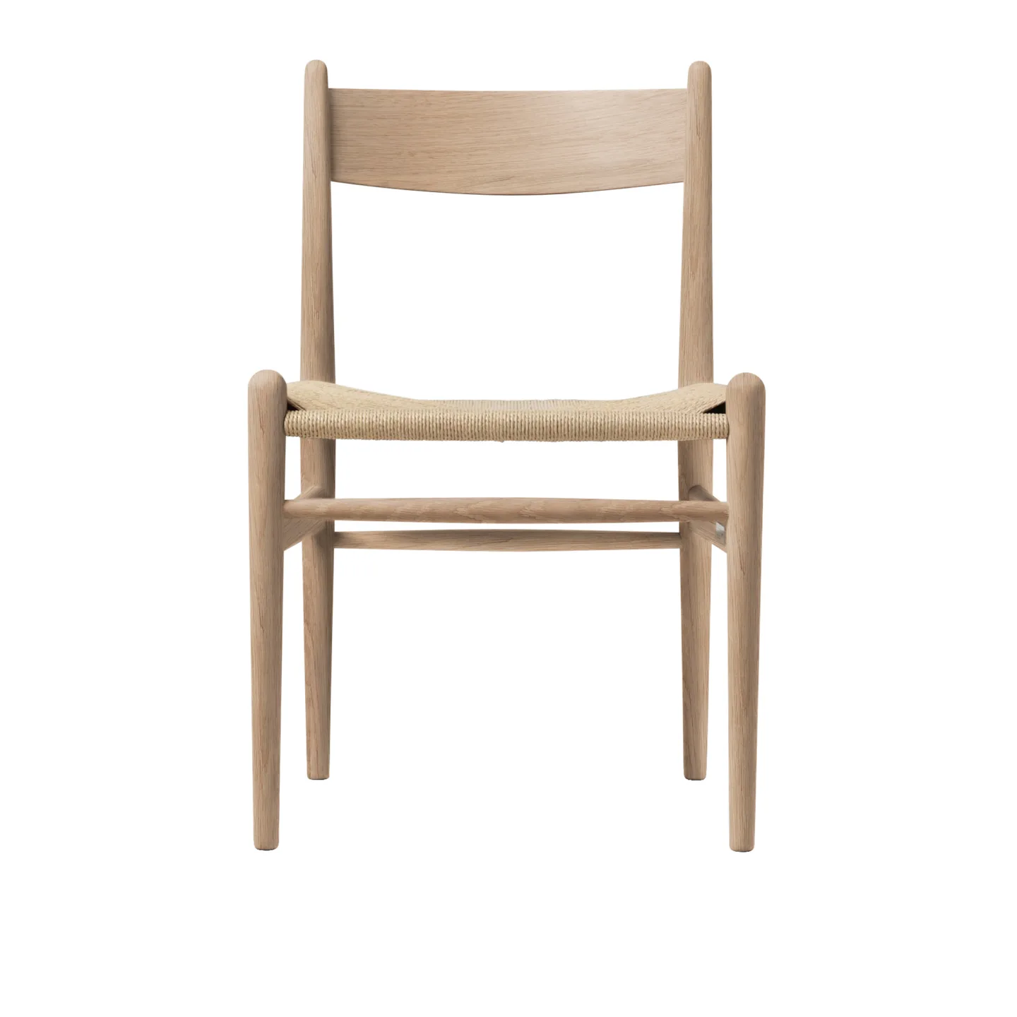 Carl Hansen - CH36, Vitoljad Ek, Naturflätat papperssnöre - Matstolar - Hans J. Wegner - Träfärgad - Papper/Trä