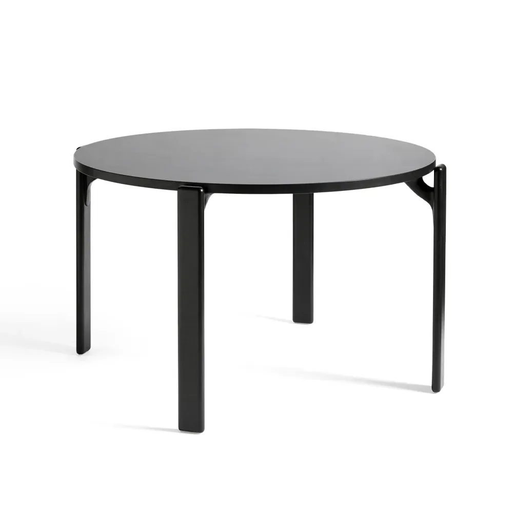HAY Rey Esstisch Ø128 cm deep black