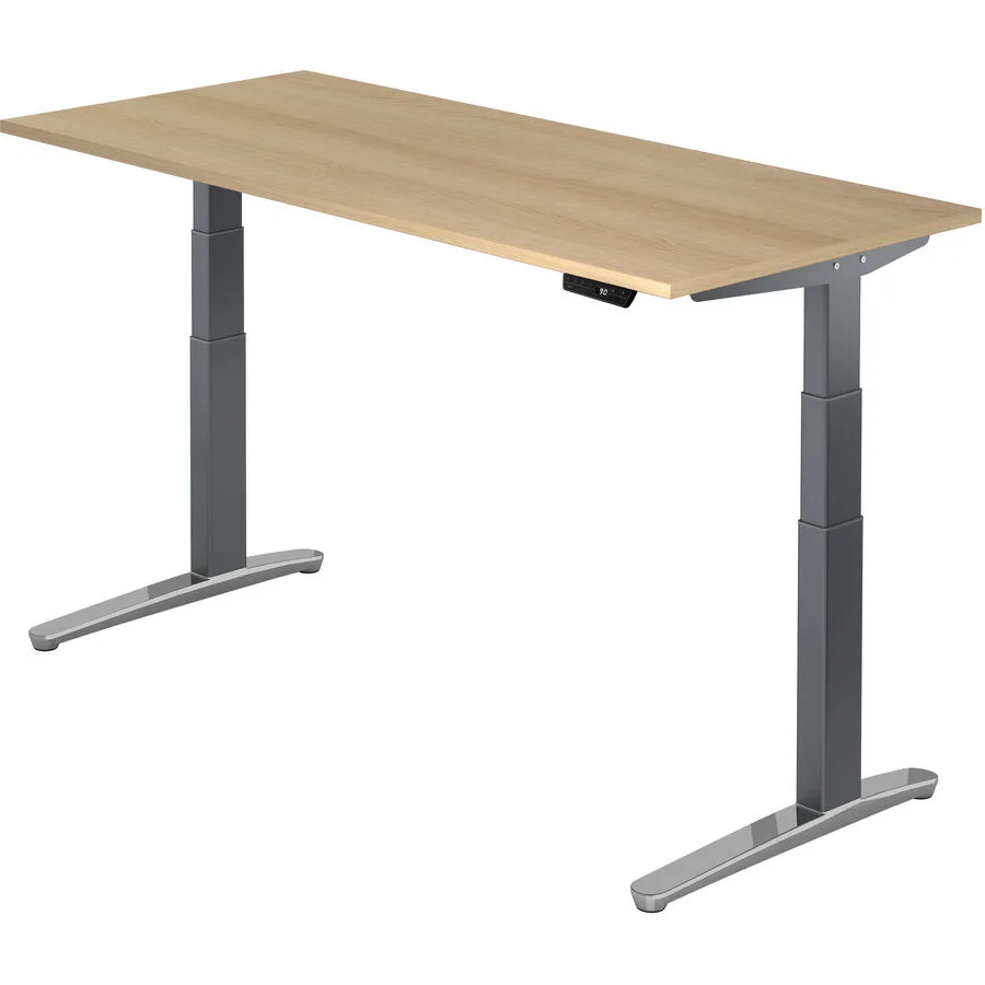 Schreibtisch Office Eiche Dekor Holzwerkstoff B 180 T 80 cm