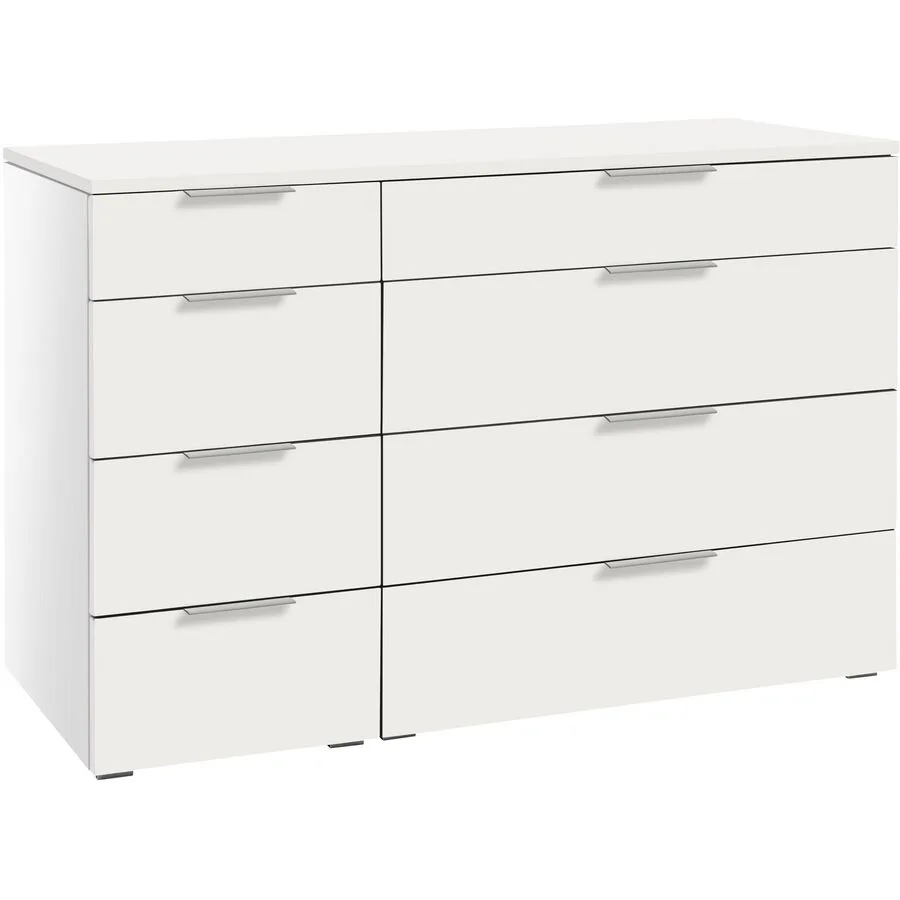 Hasena Kommode Laney Weiss MDF 135 cm 49 cm