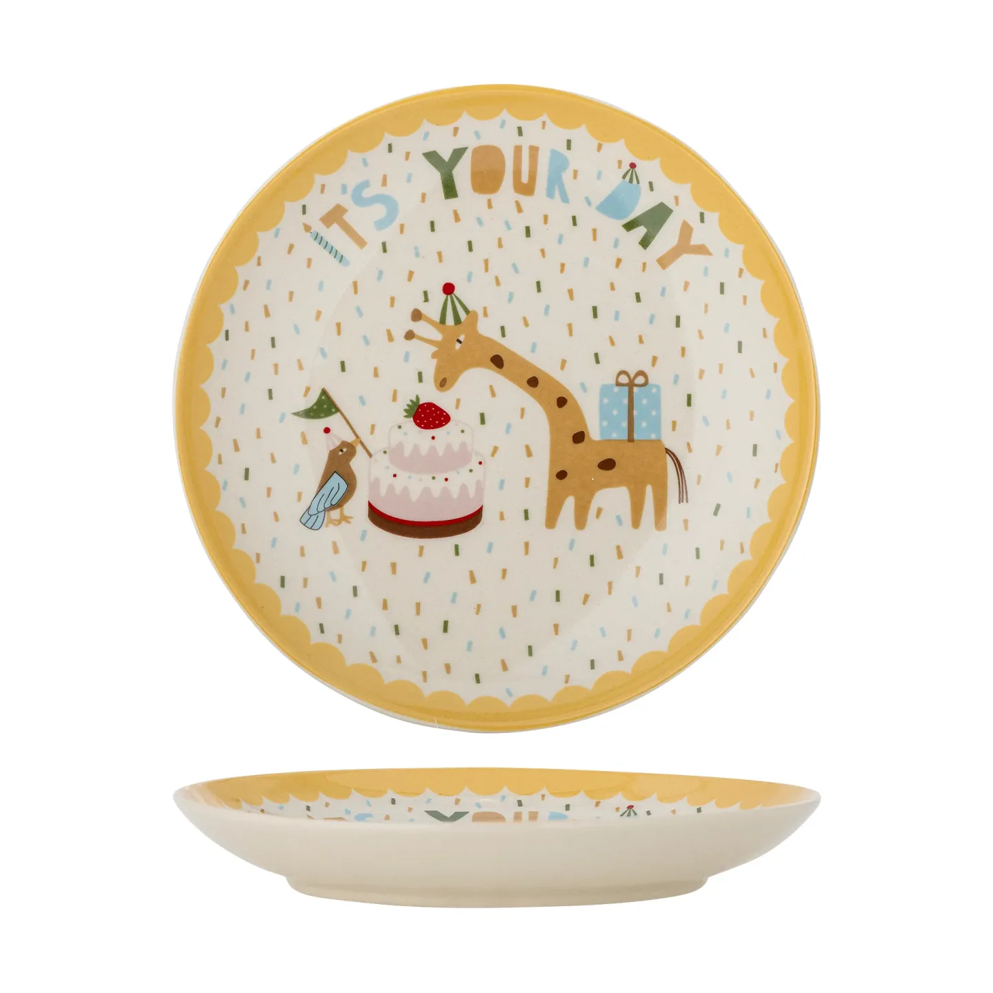 Bloomingville Celebrate Teller Ø16 cm Gelb