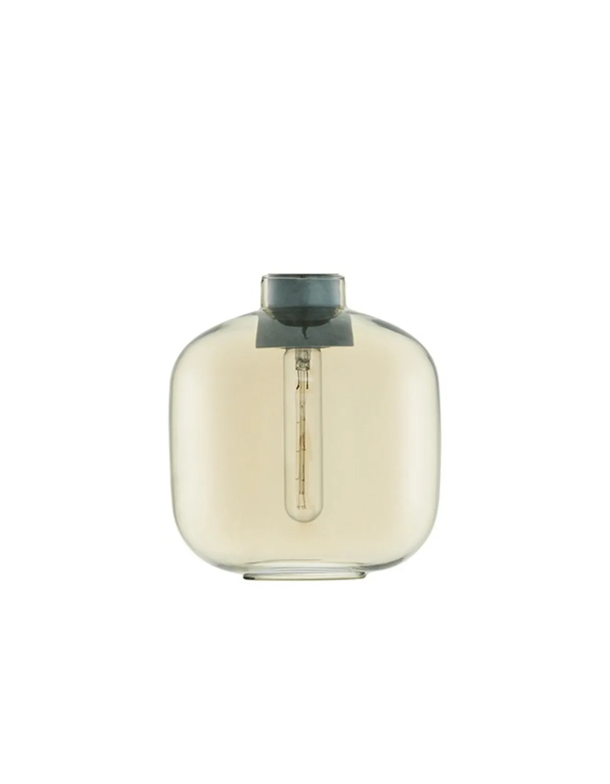 Amp Glas t/Small Taklampa Guld - Normann Copenhagen