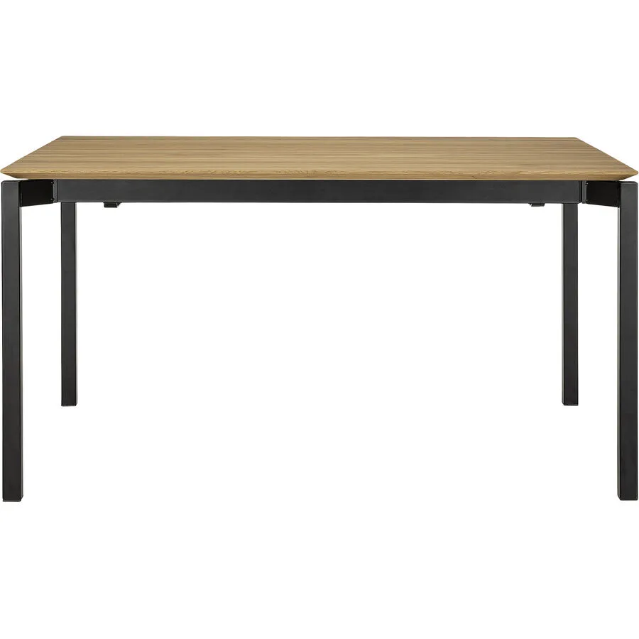 Tisch Tavoli natur Eiche, Metall Massivholz B 140 T 90 cm - Möbel Konfigurator: Traummöbel individuell zusammenstellen