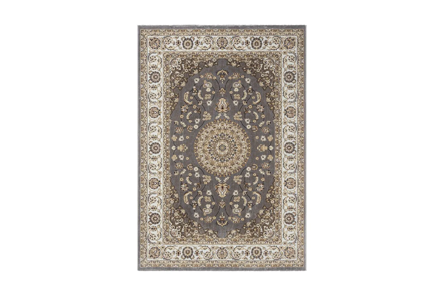Dubai Medallion Wiltonmatta 80x150 cm - Grå
