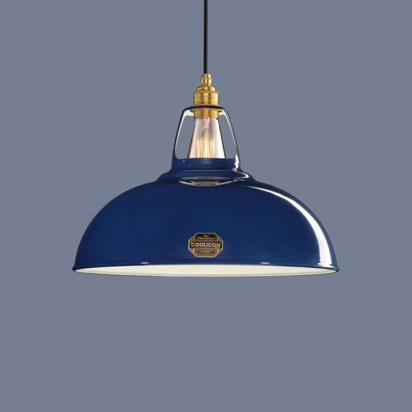 Large 1933 Design Pendelleuchte Royal Blue - Coolicon - Wohnzimmer - Metall