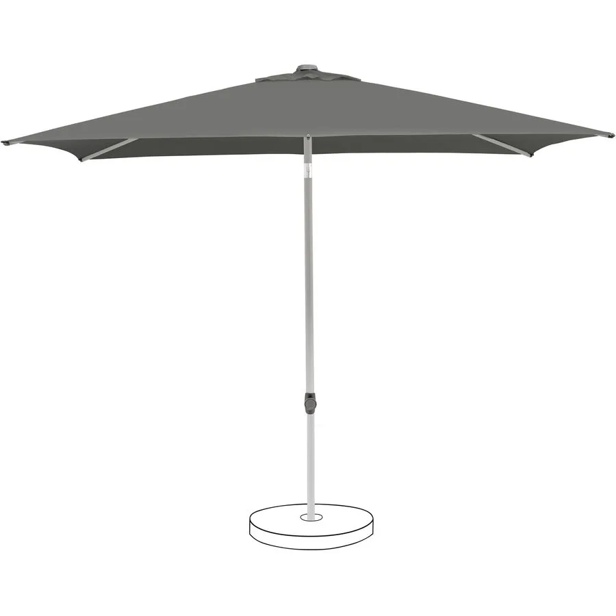 Suncomfort BY GLATZ Sonnenschirm Pop up Grau Polyester B 200 cm - Material: Polyester, Metall