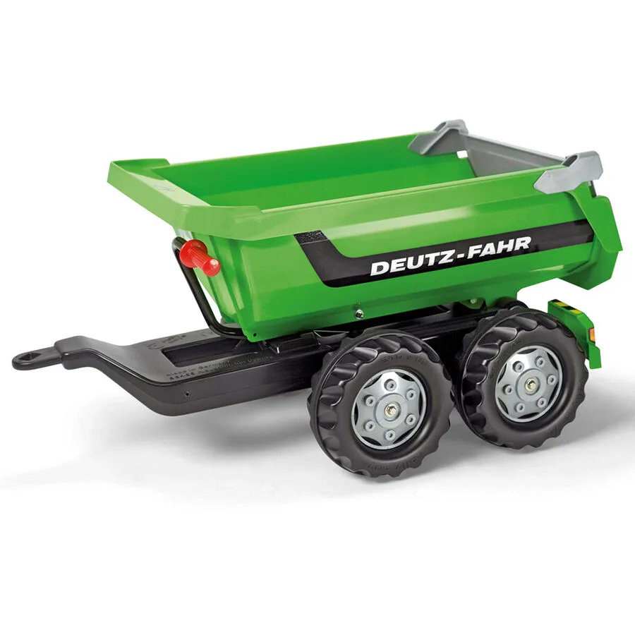 RollyHalfpipe Trailer Deutz Rolly Toys Grün Kunststoff - Farbe: grün/schwarz