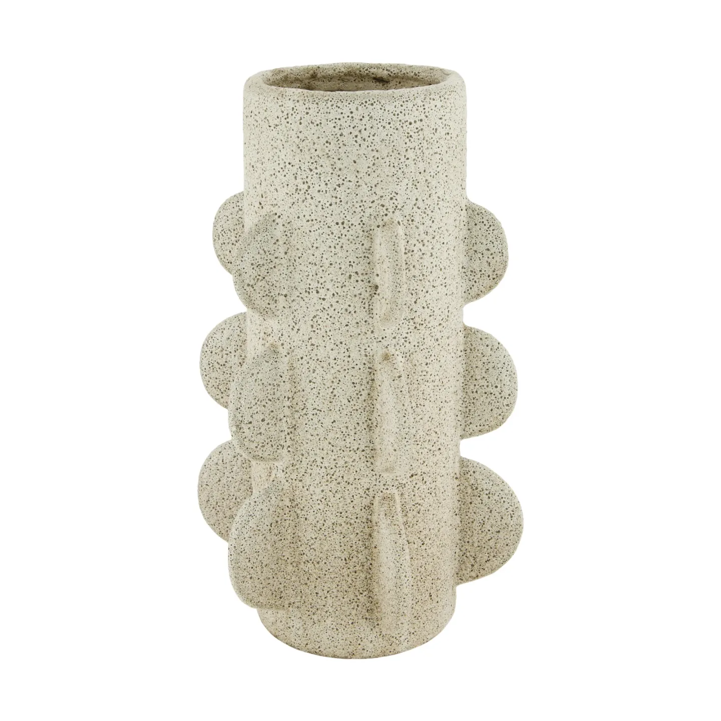 Decofinder Vase Keramik, Grau | Schubiger Möbel
