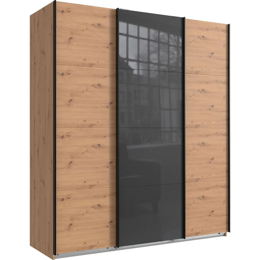 Kleiderschrank Neord Eiche Nachbildung Holzwerkstoff B 180 cm