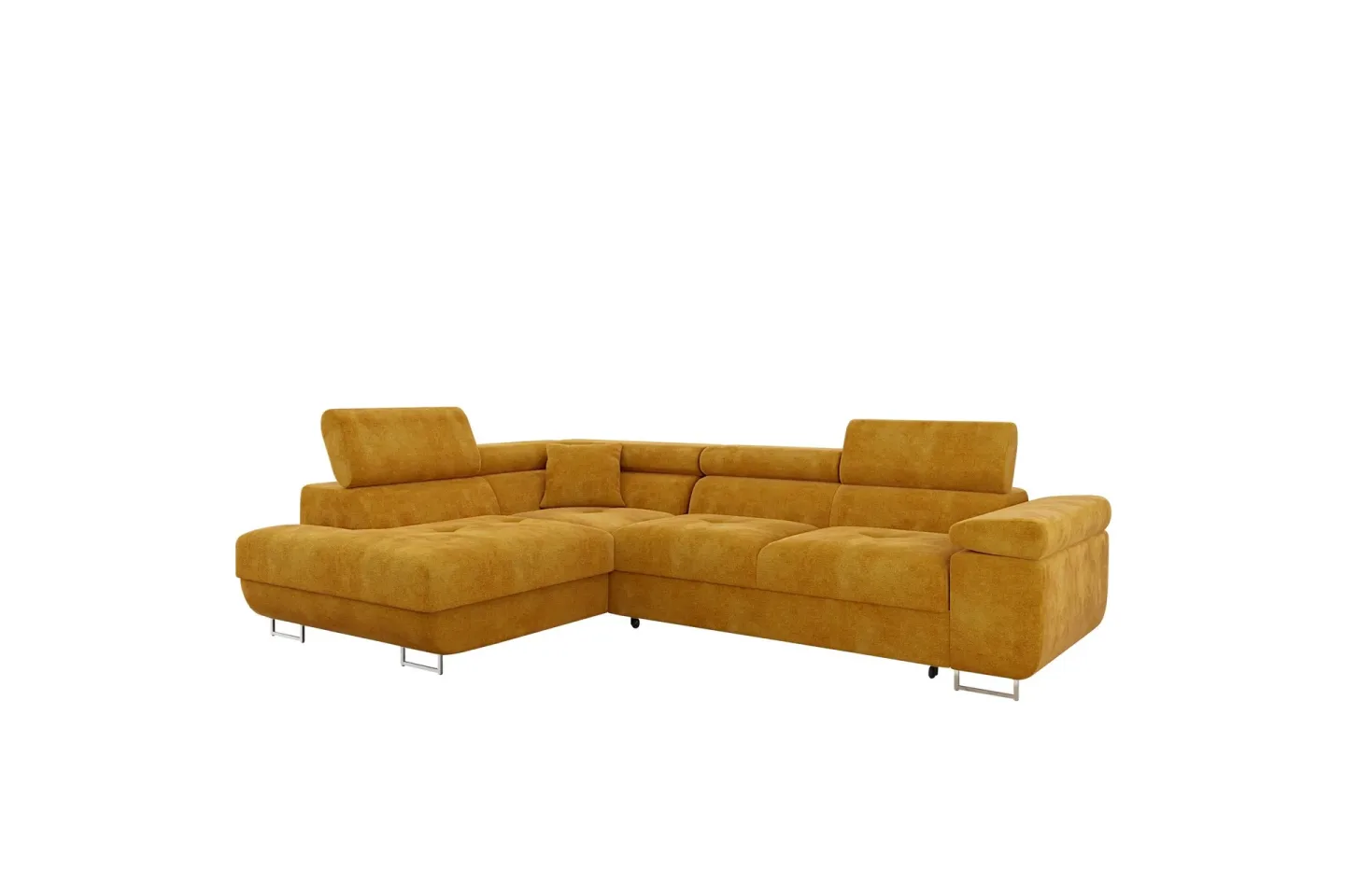 Gabina Soffa med Schäslong 3-sits - Gul