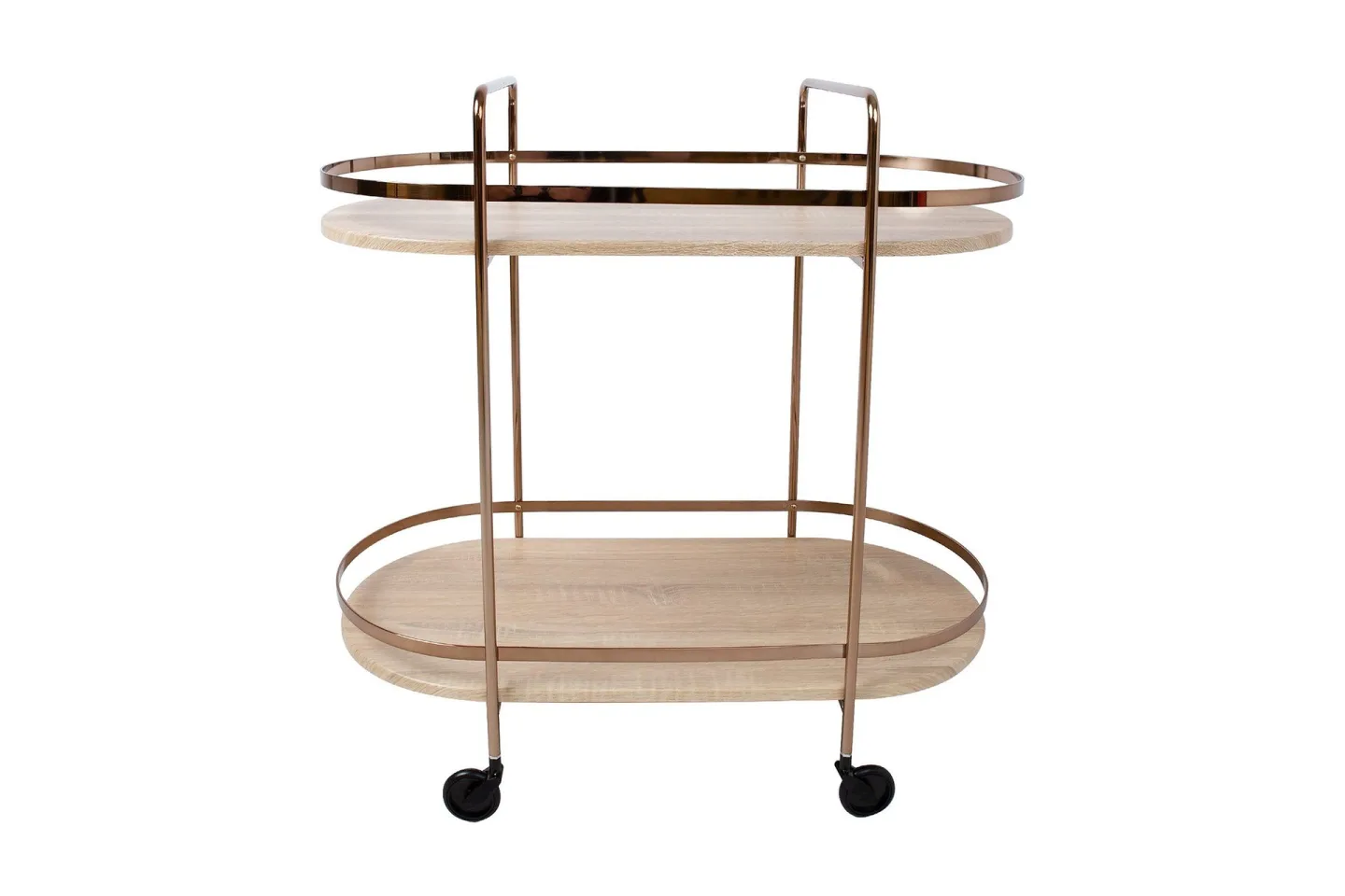 Genova Serveringsbord 80x42x80 cm Ljusbrun -