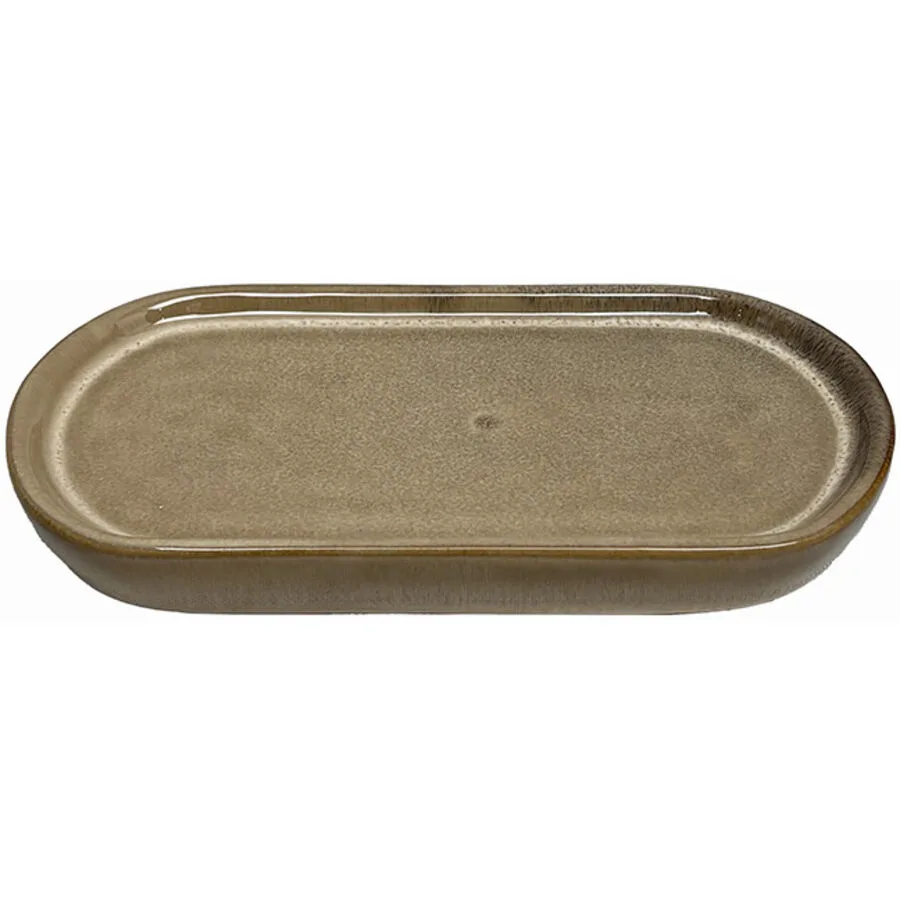 Seifenschale Stella beige Keramik T 9 cm