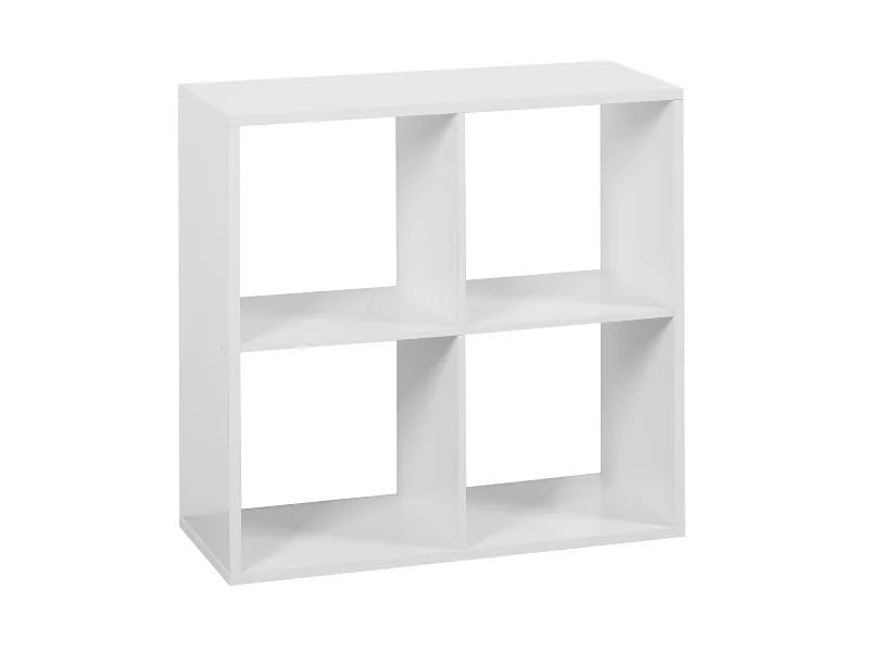 Regal CUBO 29.5x72.7x72.8cm 4 Fächer weiss