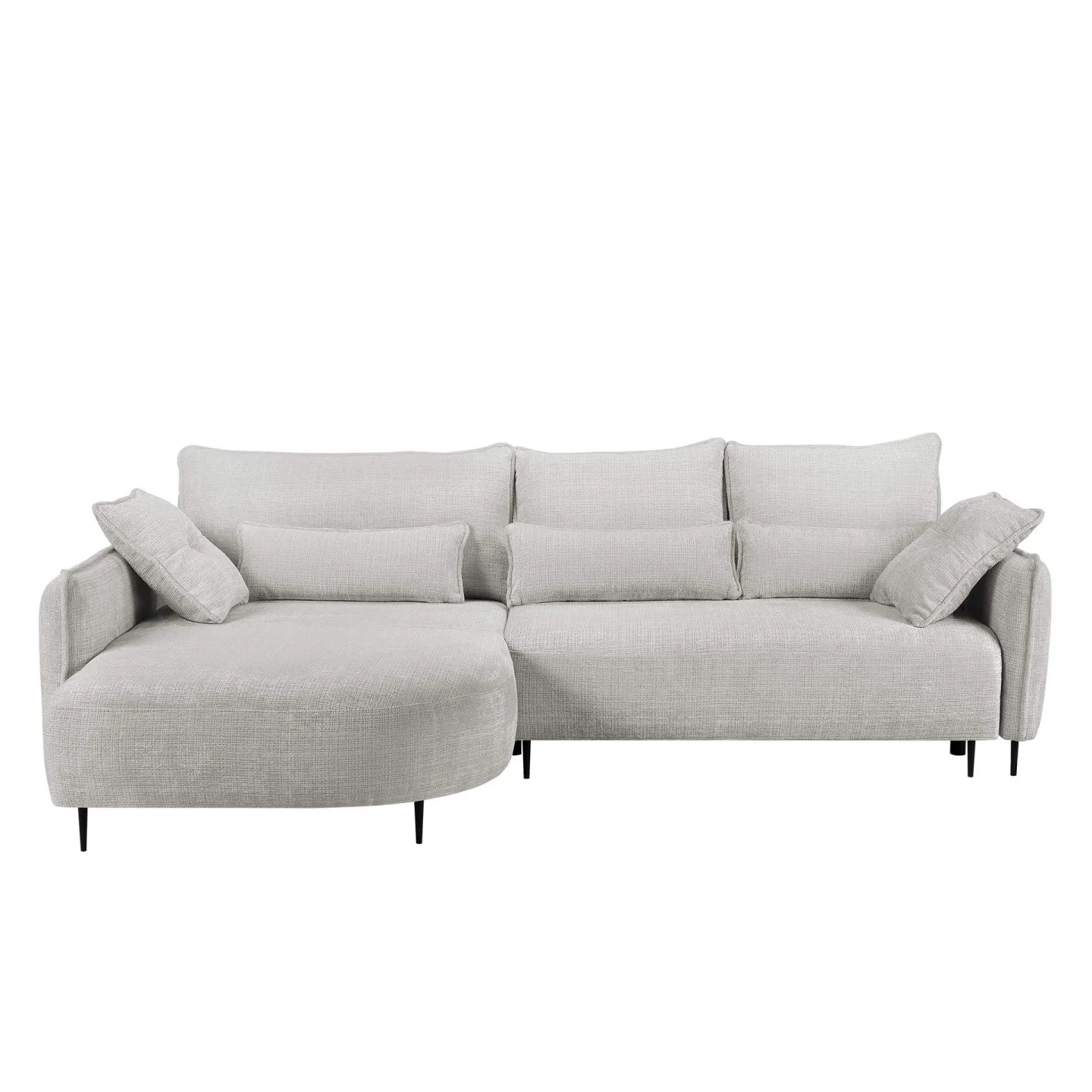 Bornalle 3-sits Bäddsoffa med divan - Marbella 02 (ljusgrå)