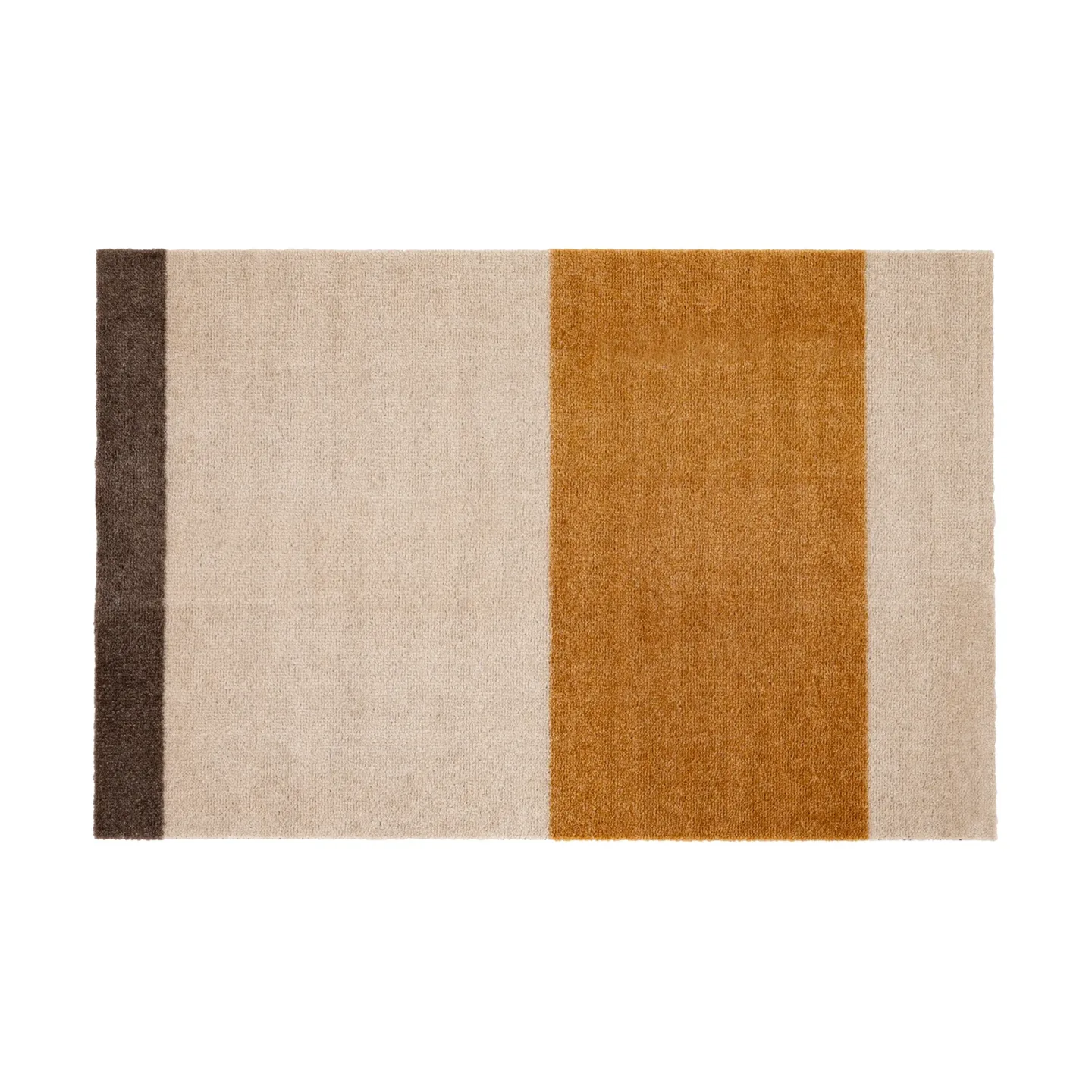tica copenhagen Stripes dörrmatta horisontell Ivory-dijon-brown, 60x90 cm