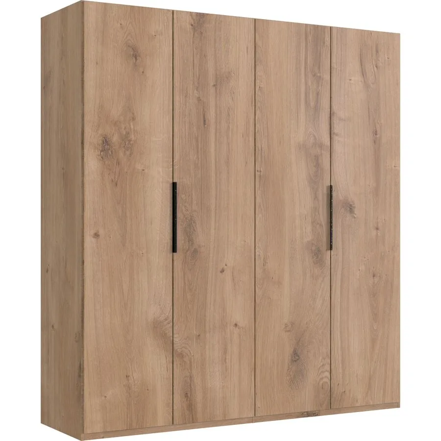 Kleiderschrank Sanko Plankeneiche Holzwerkstoff B 200 cm