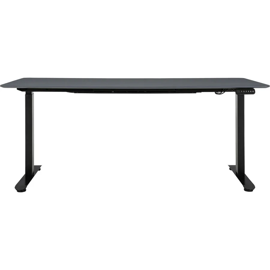 Schreibtisch Lario schwarz MDF Höhenverstellbar B 180 T 80 cm