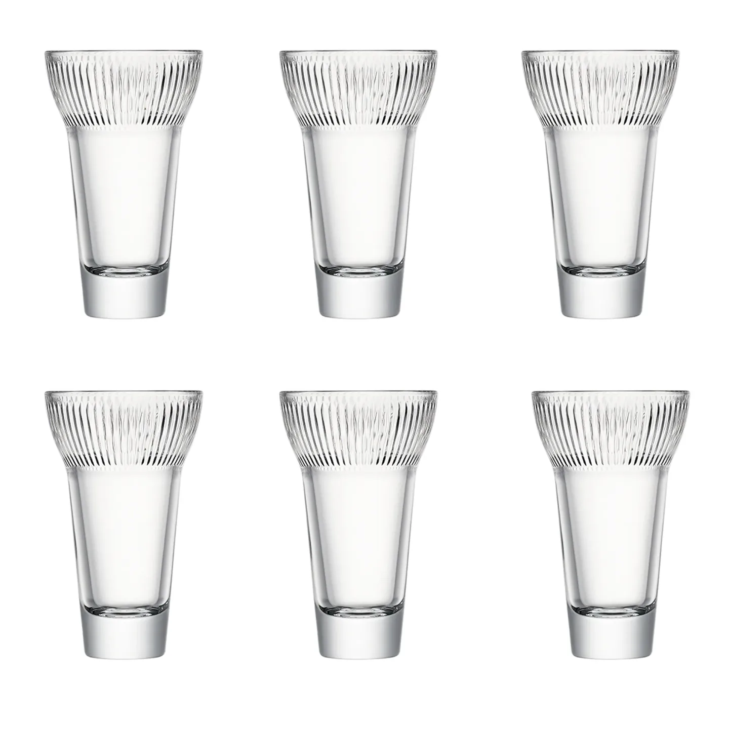 La Rochère Calanque Fanny Trinkglas 22 cl 6er-Pack Transparent