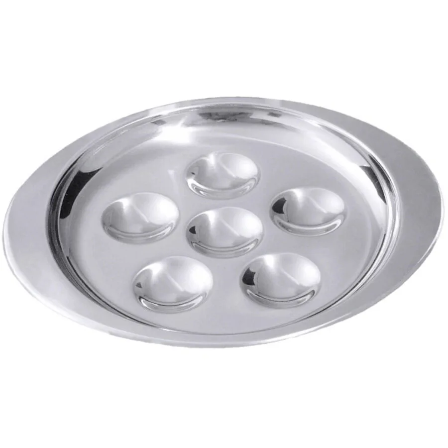 Servierplatte Contacto Bander Silber Edelstahl 18 cm 18 cm
