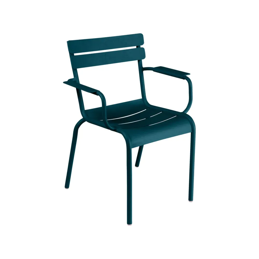Fermob Luxembourg karmstol Acapulco blue (blå)
