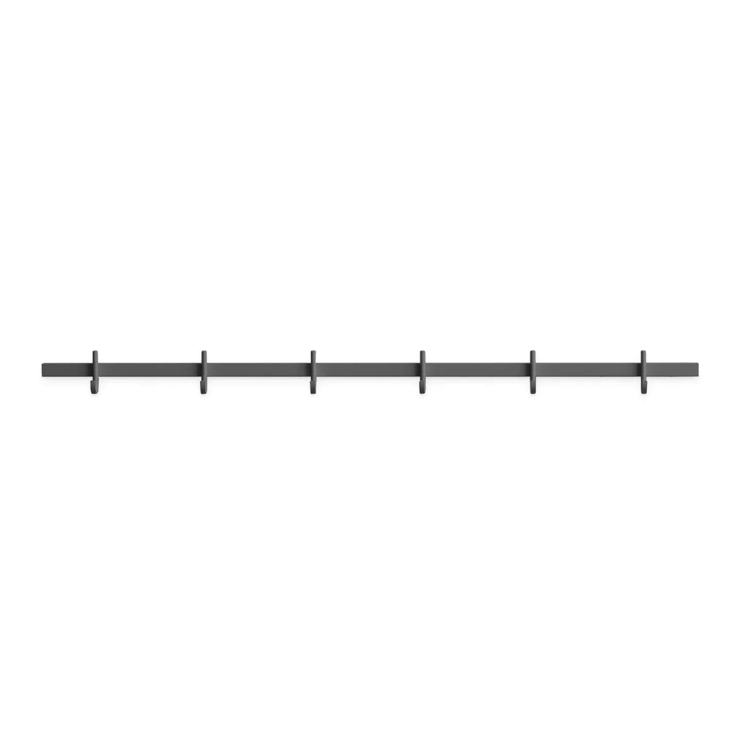 Relief - Hook Rail, Medium w82 x d4,7 x h5,2 cm 1-pack 82x5.2x4.7 Grey - Krokar - TAF Studio - Grå - Metall