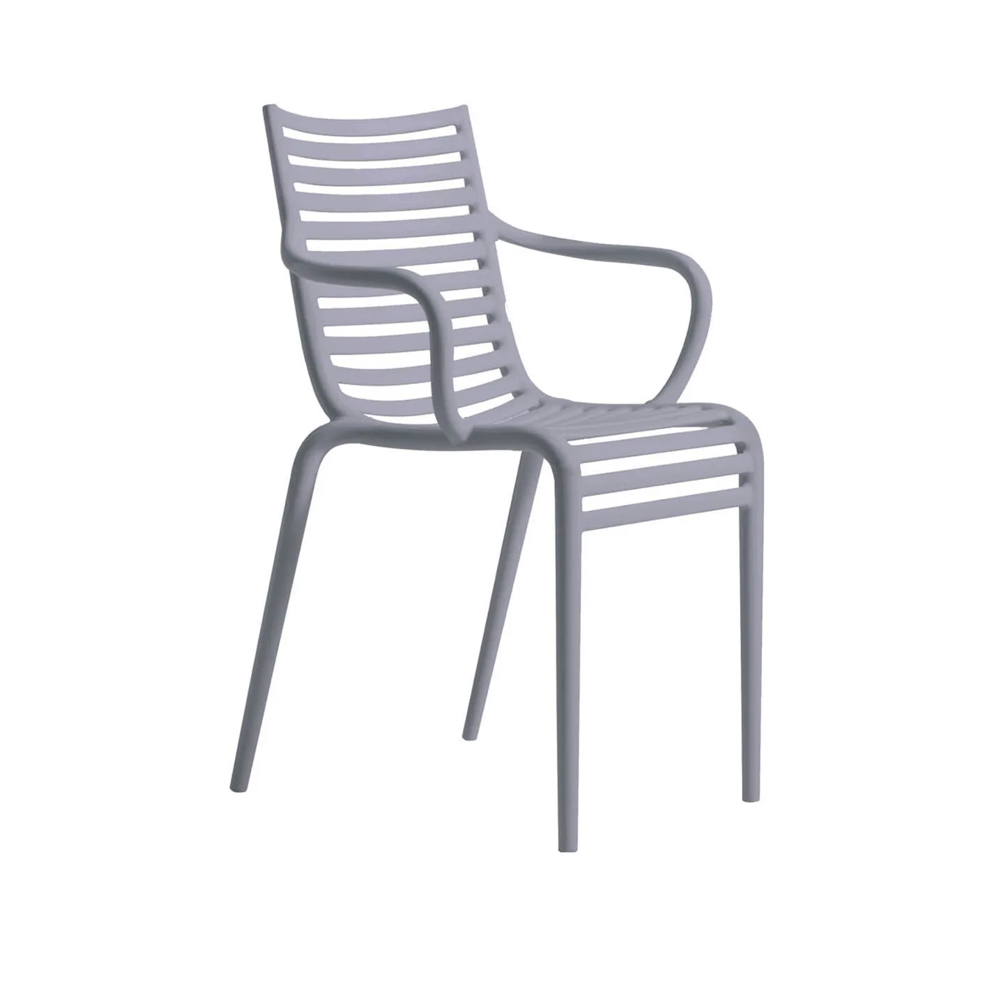 Driade - PIP-e Armchair Lavender Grey - Matstolar utomhus - Philippe Starck - Blå - Plast