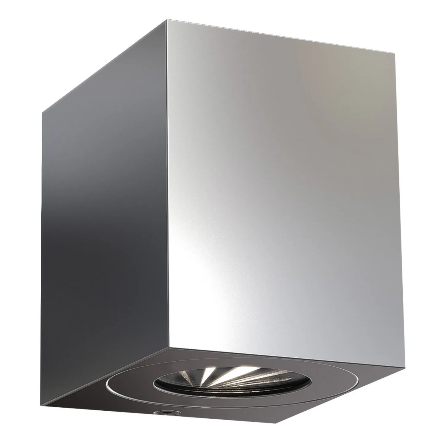 Canto Kubi 2 vegglampe rustfritt stål - Nordlux - Moderne - Metall - Med flere lyskilder