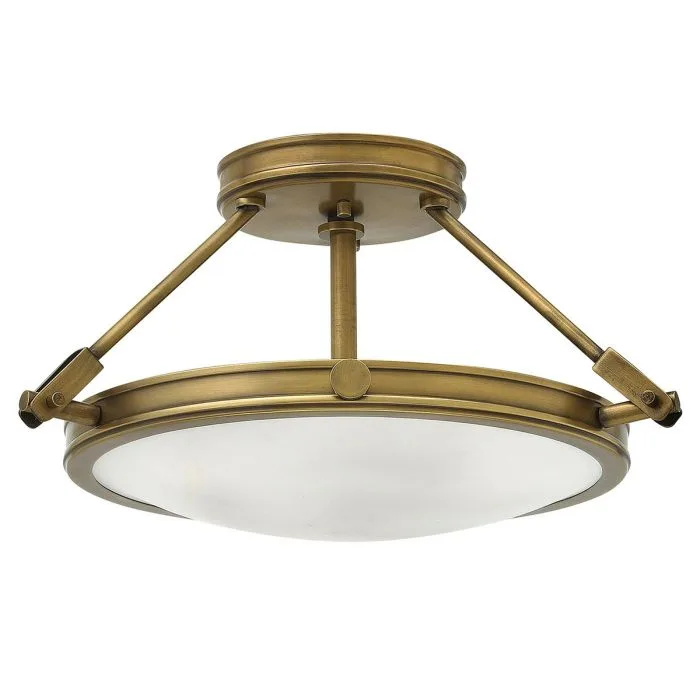 Elstead Lighting - Collier Ø42 - Takplafond - Antikmässing