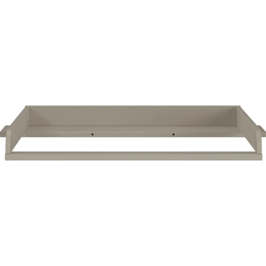Wickelauflage Tomino steingrau Holzwerkstoff B 105 T 77 H 10 cm