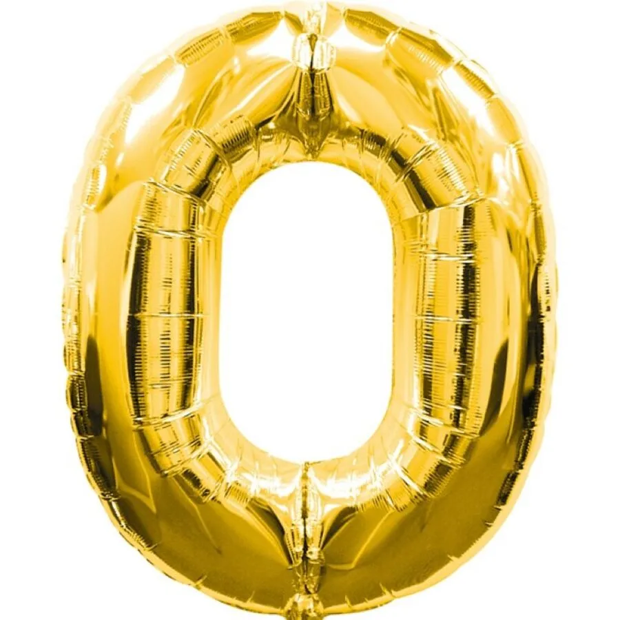 Luftballons Office gold Folie H 86 cm 1 Stk